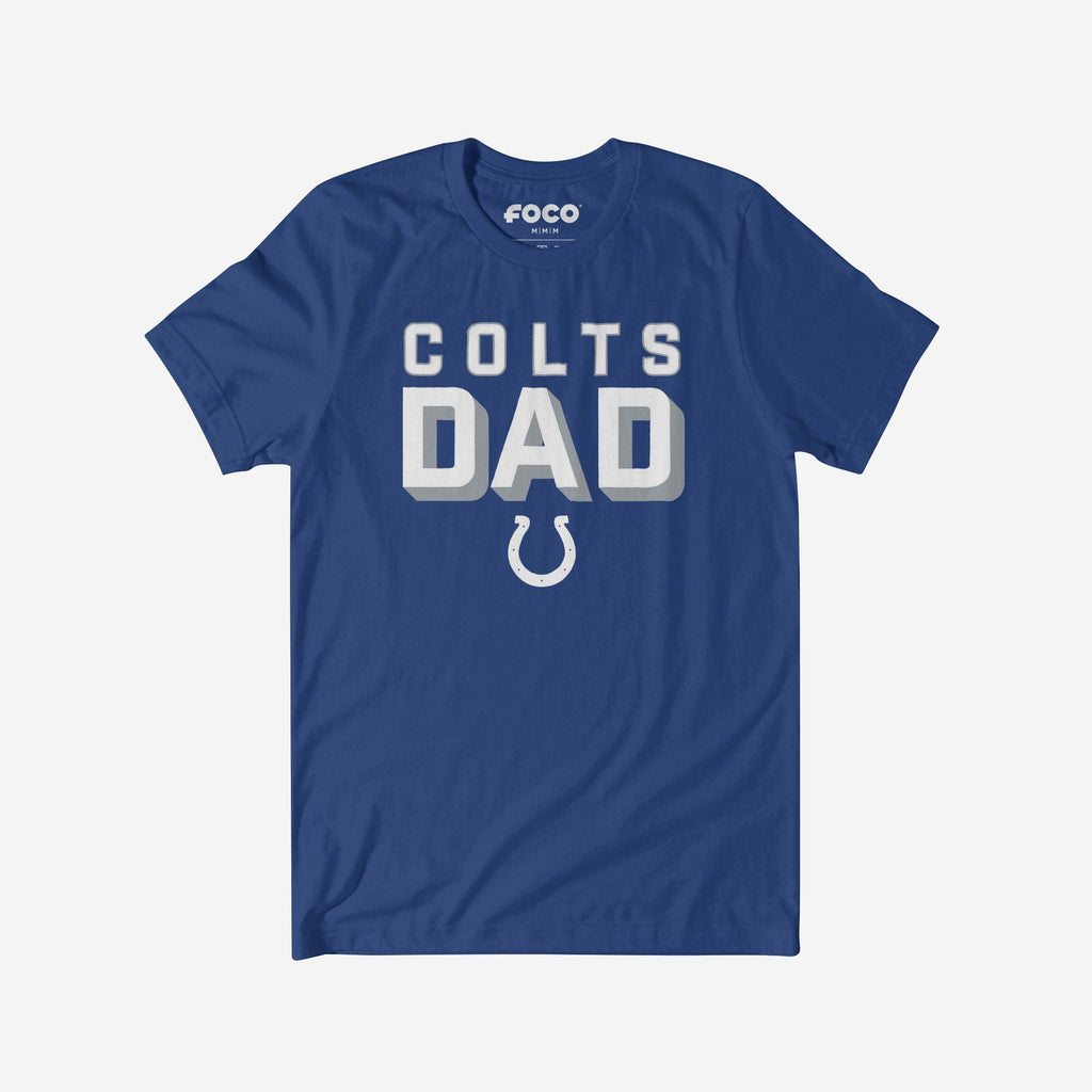 Indianapolis Colts Team Dad T-Shirt FOCO S - FOCO.com