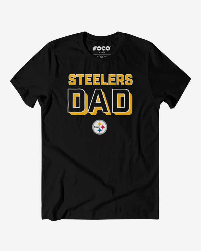 Pittsburgh Steelers Team Dad T-Shirt FOCO S - FOCO.com