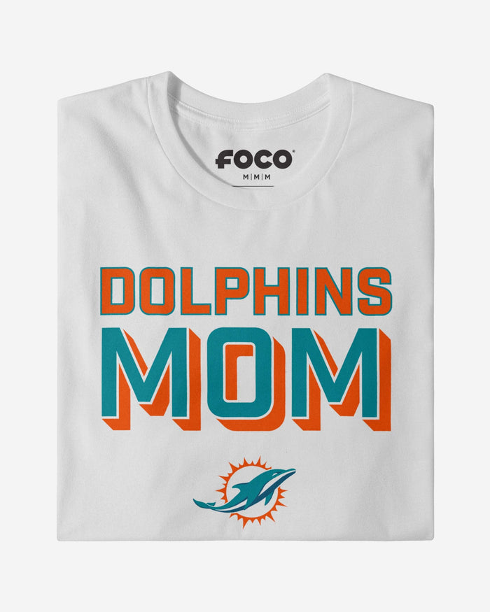 Miami Dolphins Team Mom T-Shirt FOCO - FOCO.com