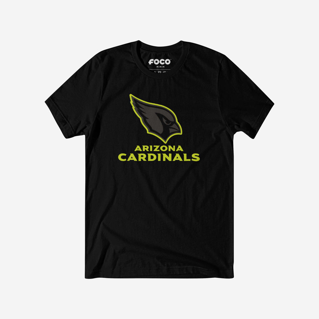 Arizona Cardinals Highlight Reel T-Shirt FOCO Black/Volt S - FOCO.com