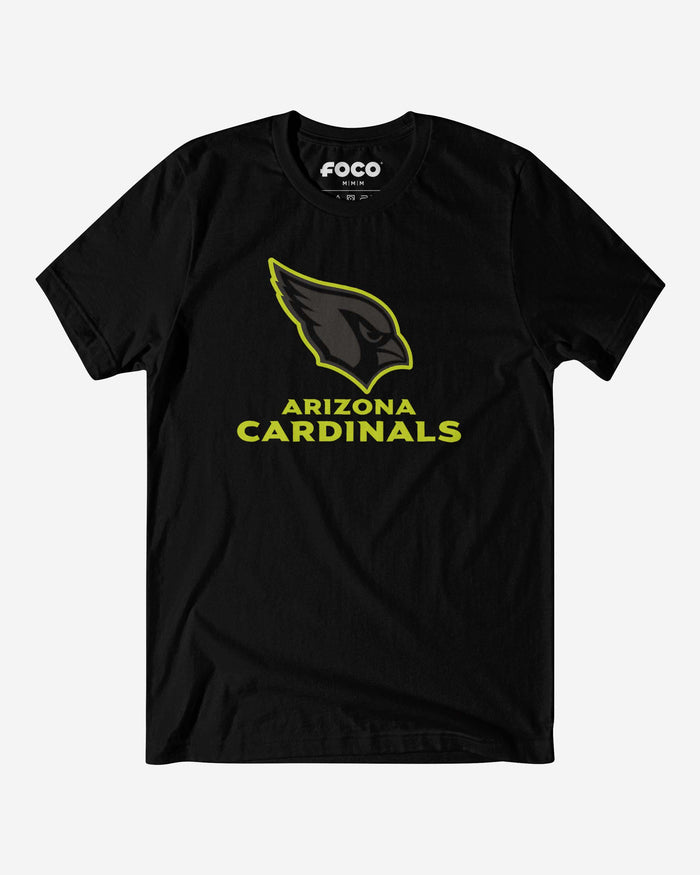 Arizona Cardinals Highlight Reel T-Shirt FOCO Black/Volt S - FOCO.com