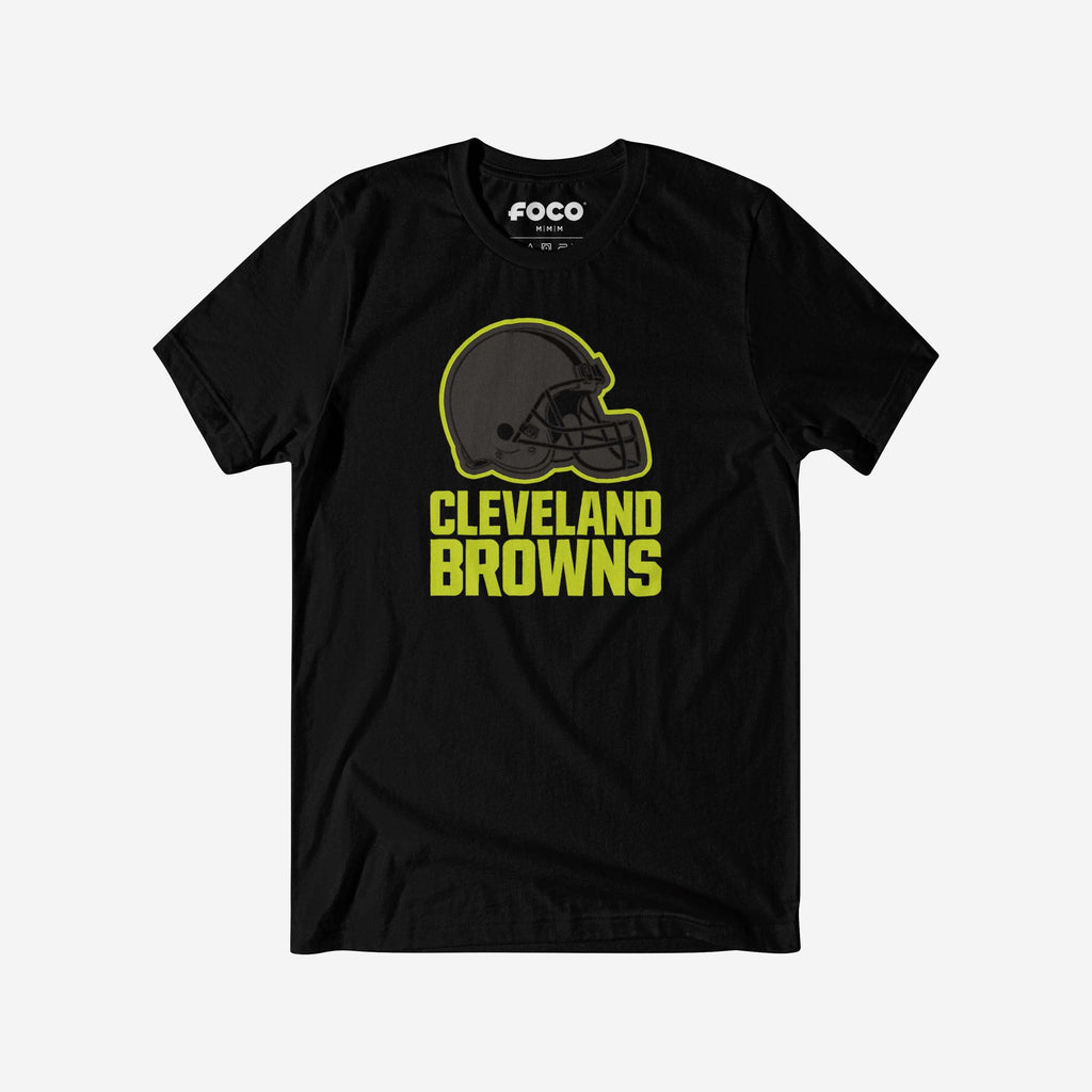 Cleveland Browns Highlight Reel T-Shirt FOCO Black/Volt S - FOCO.com