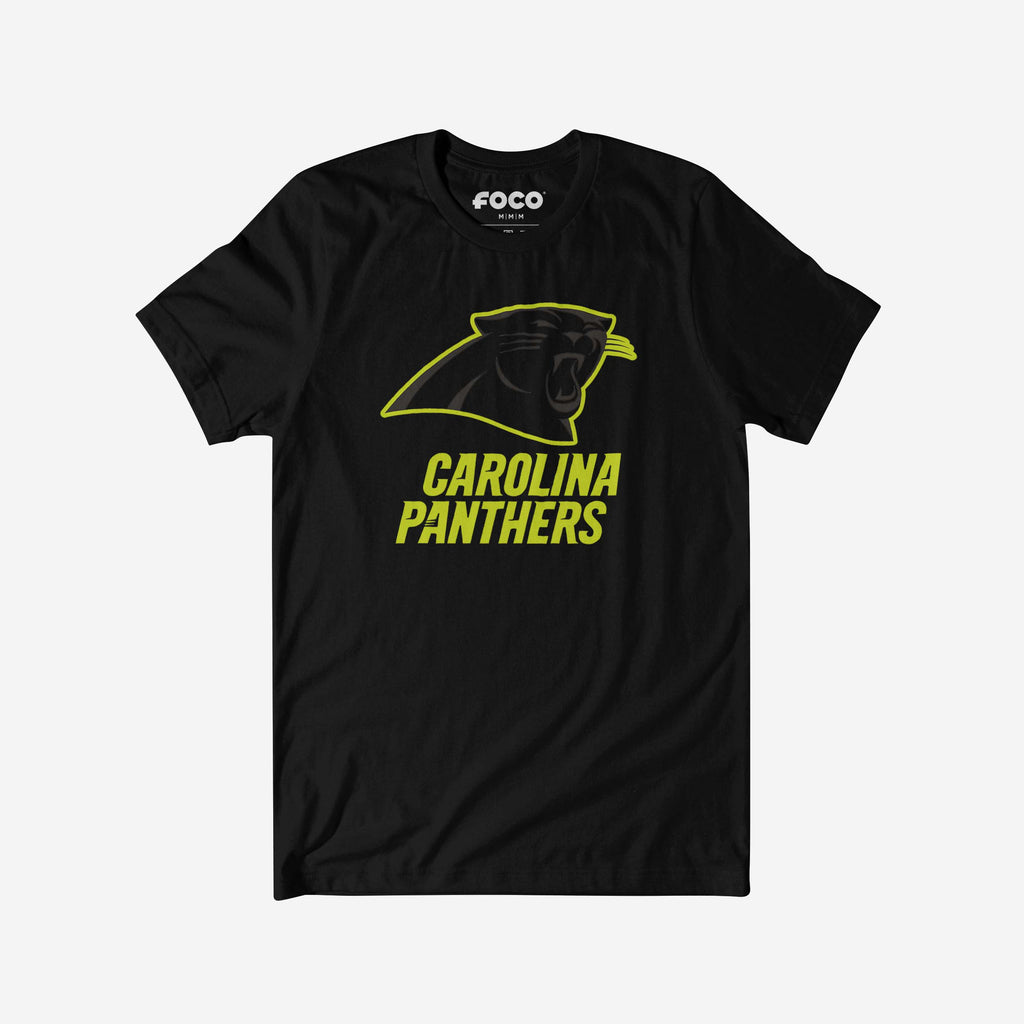 Carolina Panthers Highlight Reel T-Shirt FOCO Black/Volt S - FOCO.com