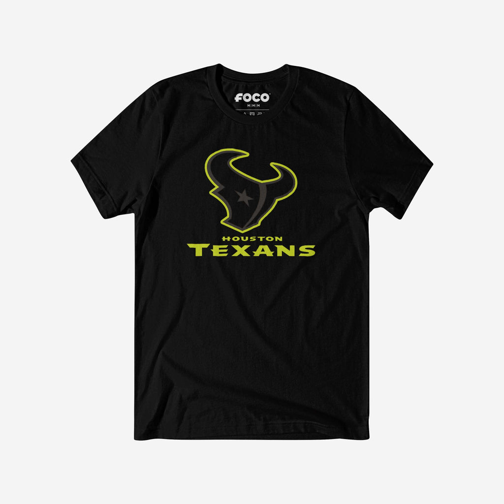 Houston Texans Highlight Reel T-Shirt FOCO Black/Volt S - FOCO.com