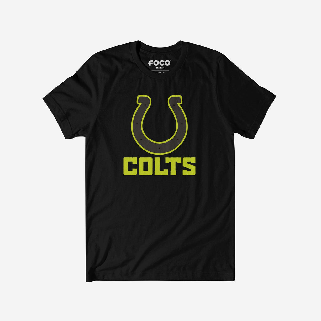 Indianapolis Colts Highlight Reel T-Shirt FOCO Black/Volt S - FOCO.com