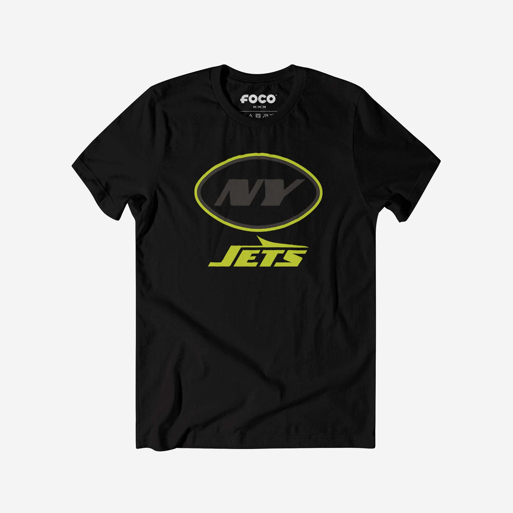 New York Jets Highlight Reel T-Shirt FOCO Black/Volt S - FOCO.com