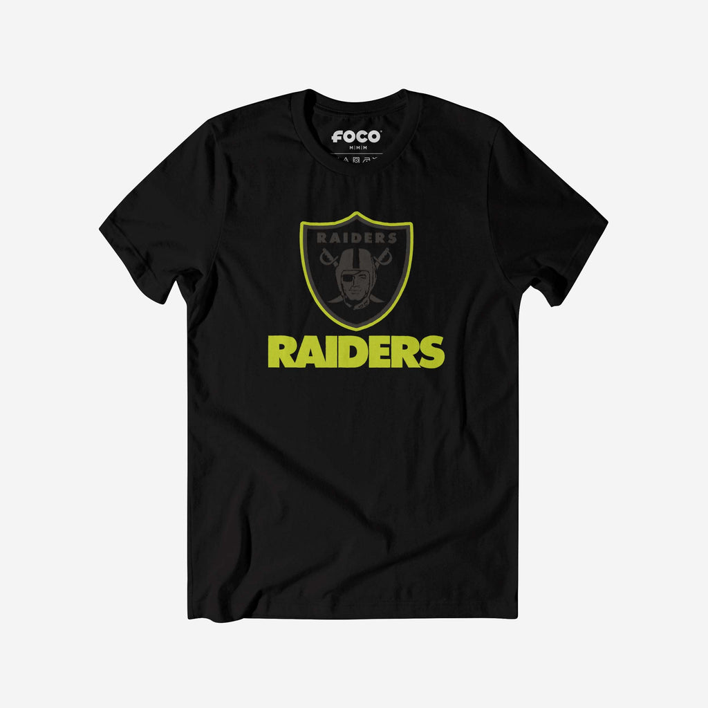 Las Vegas Raiders Highlight Reel T-Shirt FOCO Black/Volt S - FOCO.com