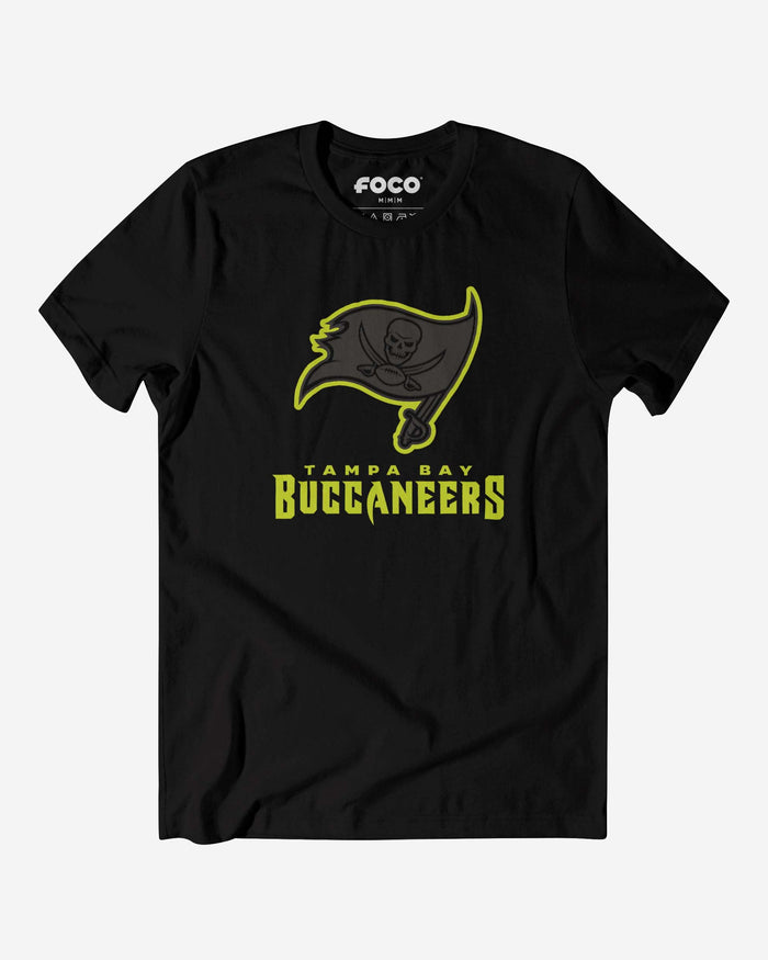 Tampa Bay Buccaneers Highlight Reel T-Shirt FOCO Black/Volt S - FOCO.com