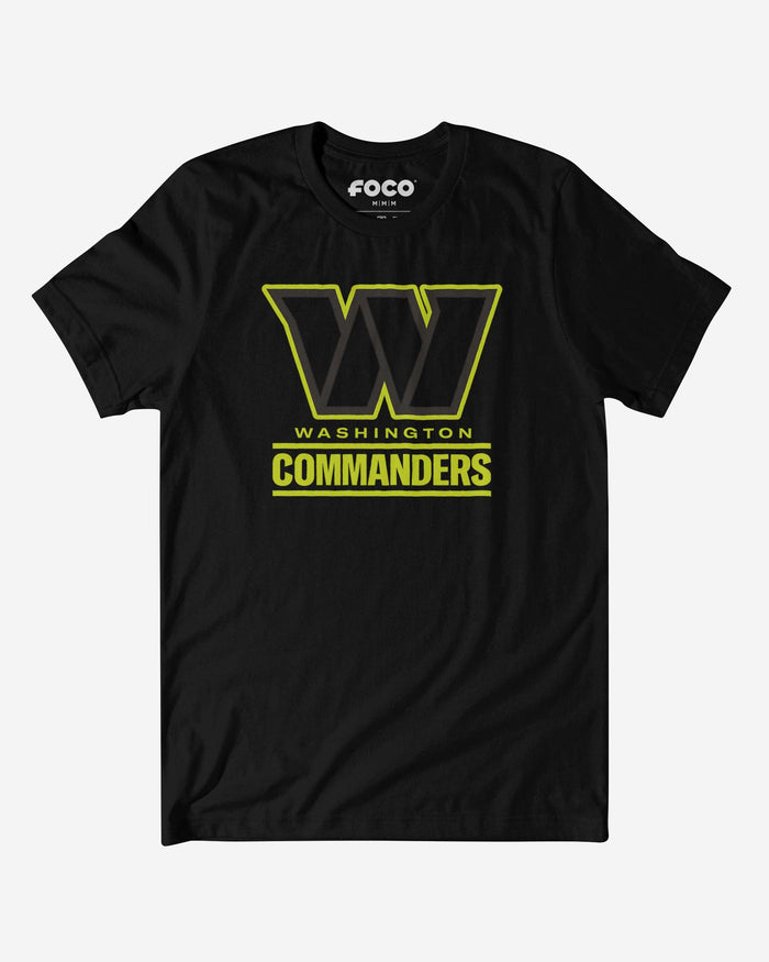 Washington Commanders Highlight Reel T-Shirt FOCO Black/Volt S - FOCO.com