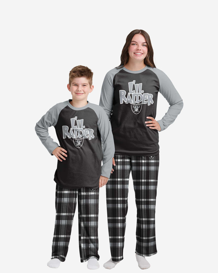  FOCO Las Vegas Raiders NFL Family Holiday Pajamas