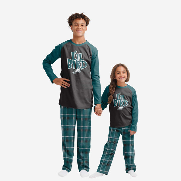FOCO Las Vegas Raiders NFL Plaid Family Holiday Pajamas
