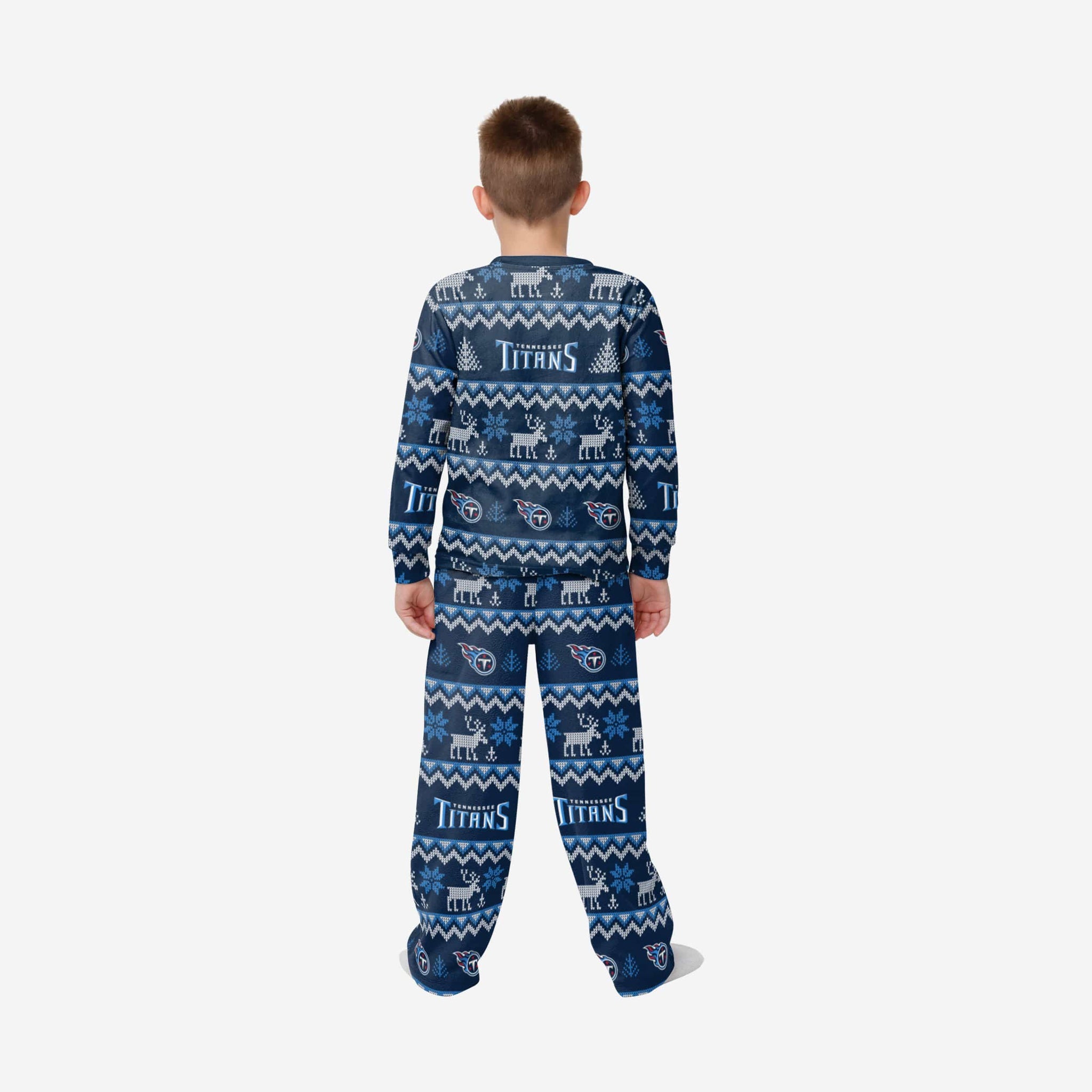 Tennessee Titans Infant Family Holiday Pajamas FOCO