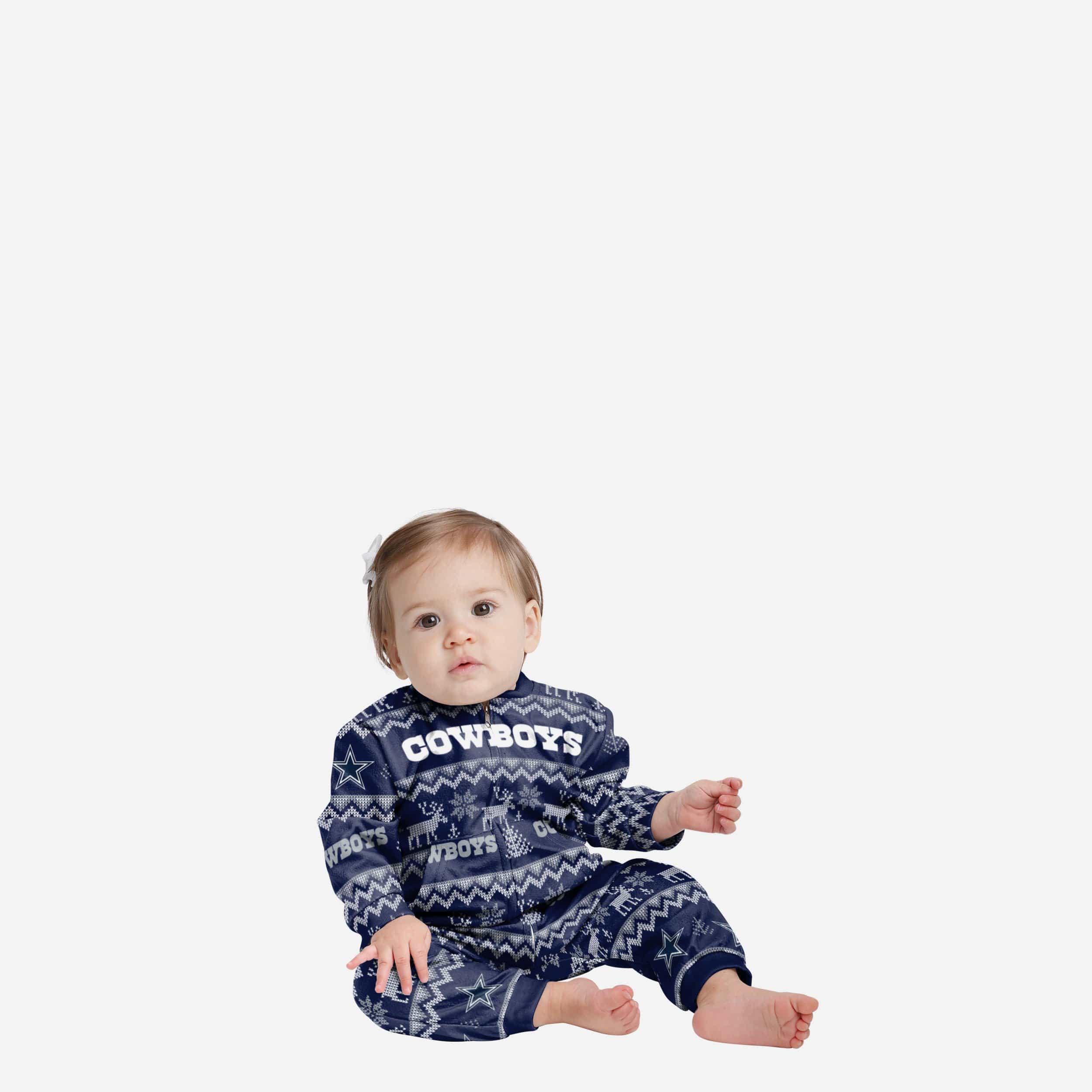 Dallas cowboys hot sale infant pajamas