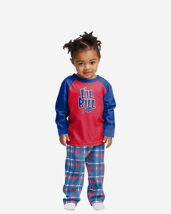 Buffalo Bills Toddler Plaid Family Holiday Pajamas FOCO 2T - FOCO.com