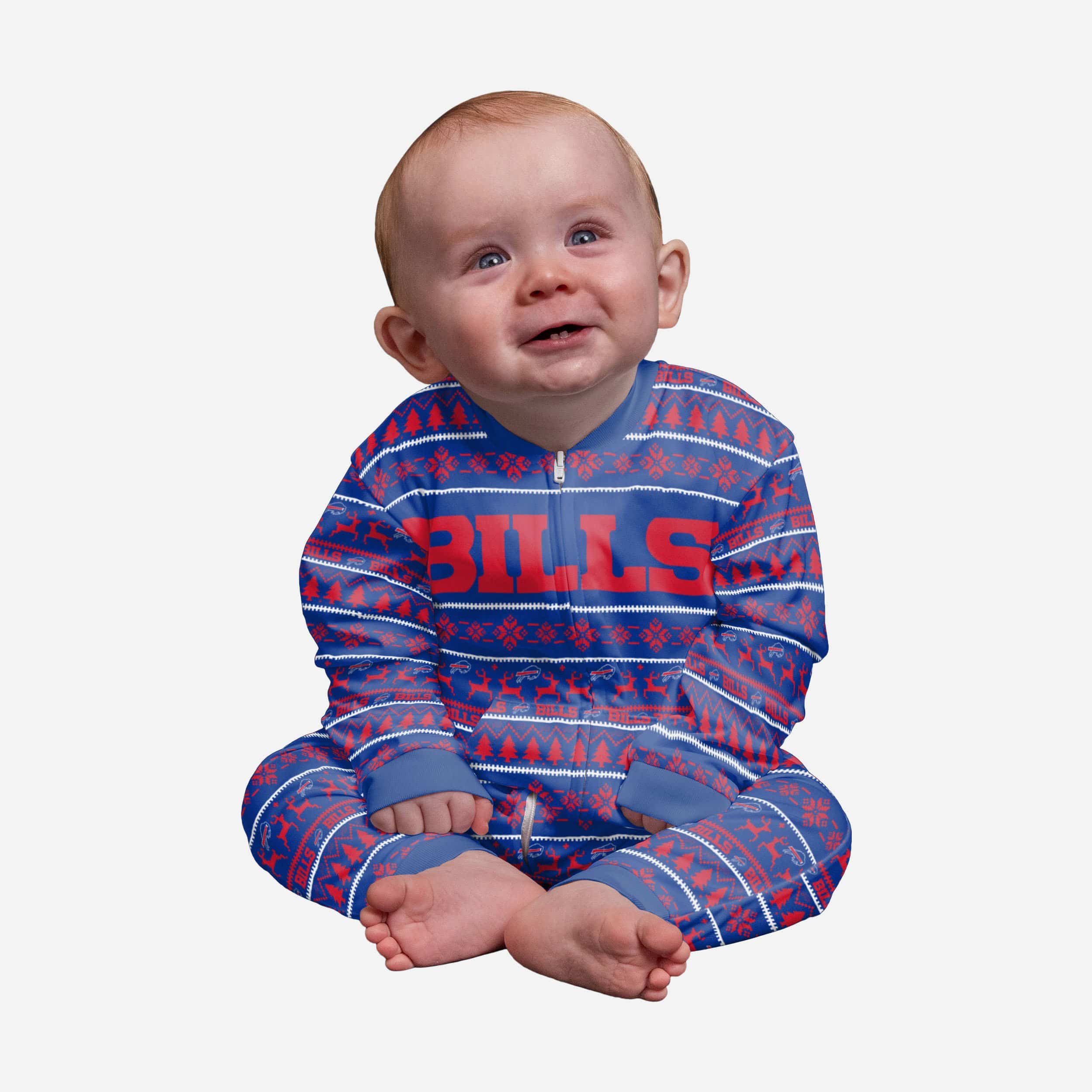 Buffalo Bills Youth Family Holiday Pajamas