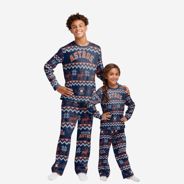 Houston Astros Infant Family Holiday Pajamas FOCO