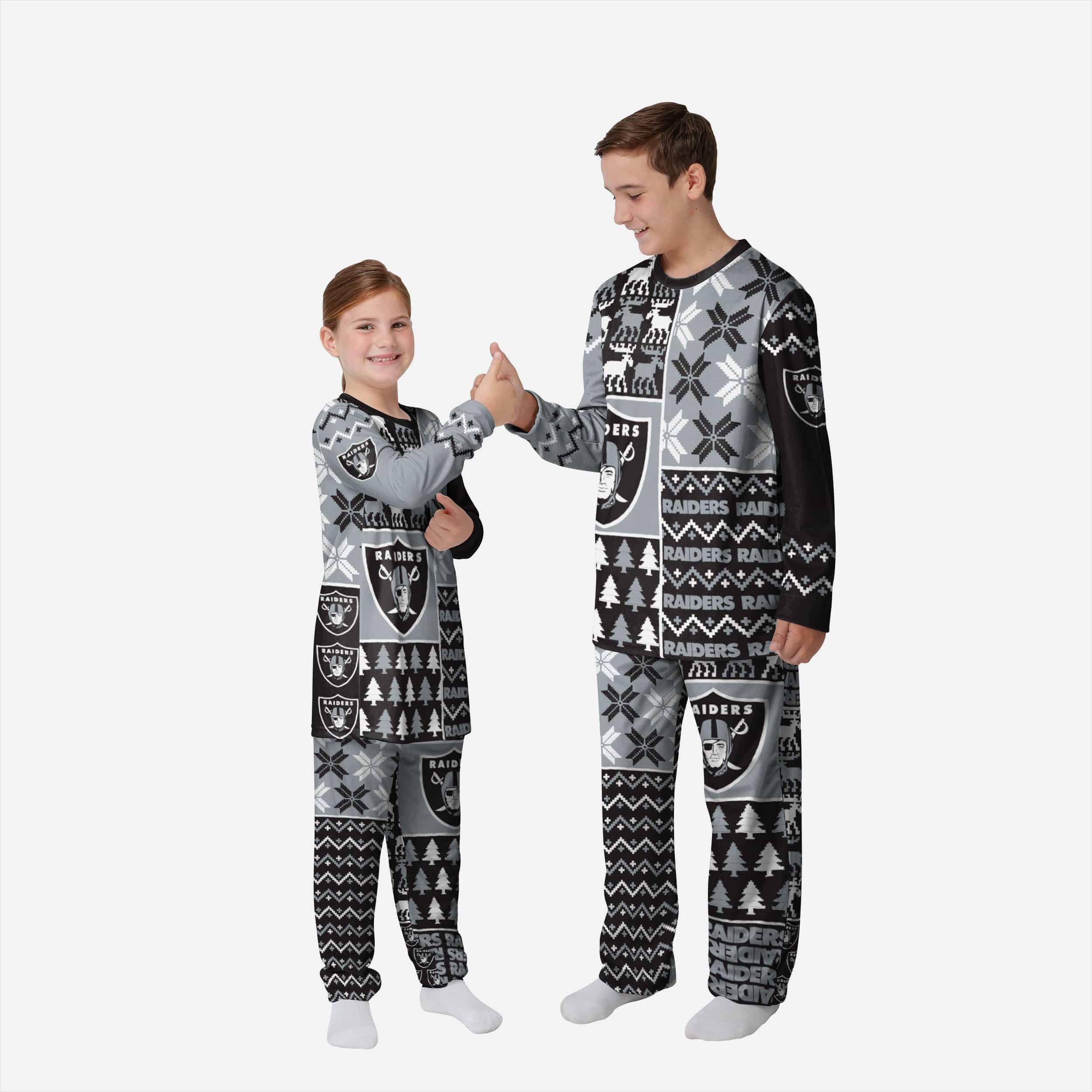 Raiders christmas online pajamas