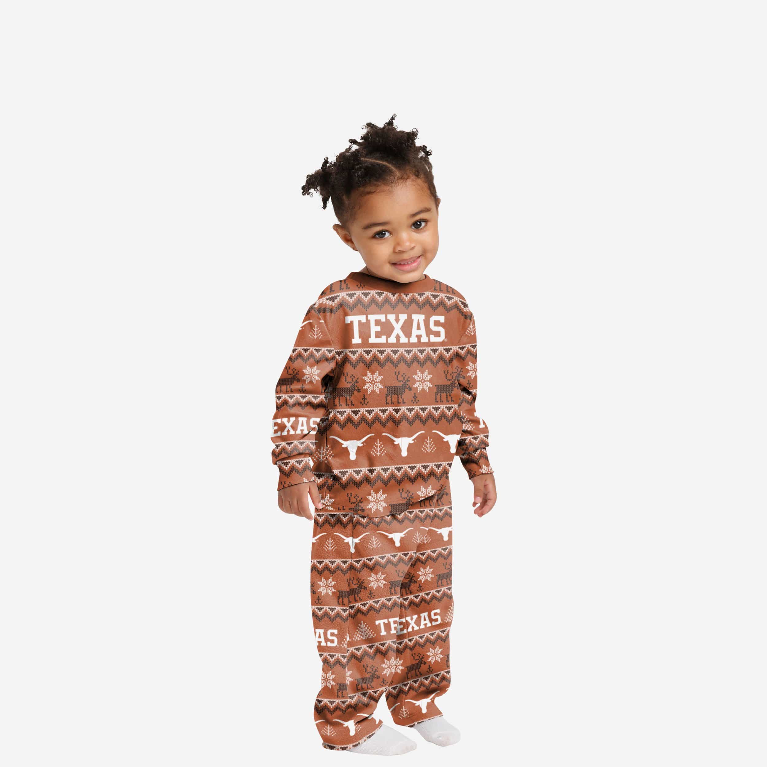 Dallas Cowboys Toddler Ugly Pattern Family Holiday Pajamas FOCO