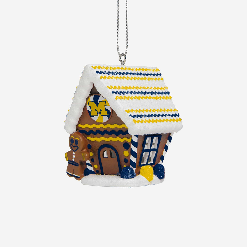 Michigan Wolverines Gingerbread House Ornament FOCO - FOCO.com