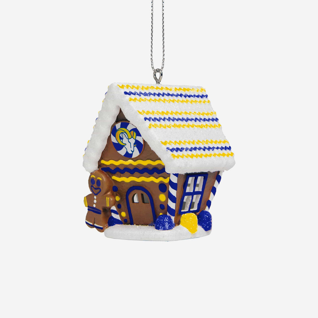 Los Angeles Rams Gingerbread House Ornament FOCO - FOCO.com