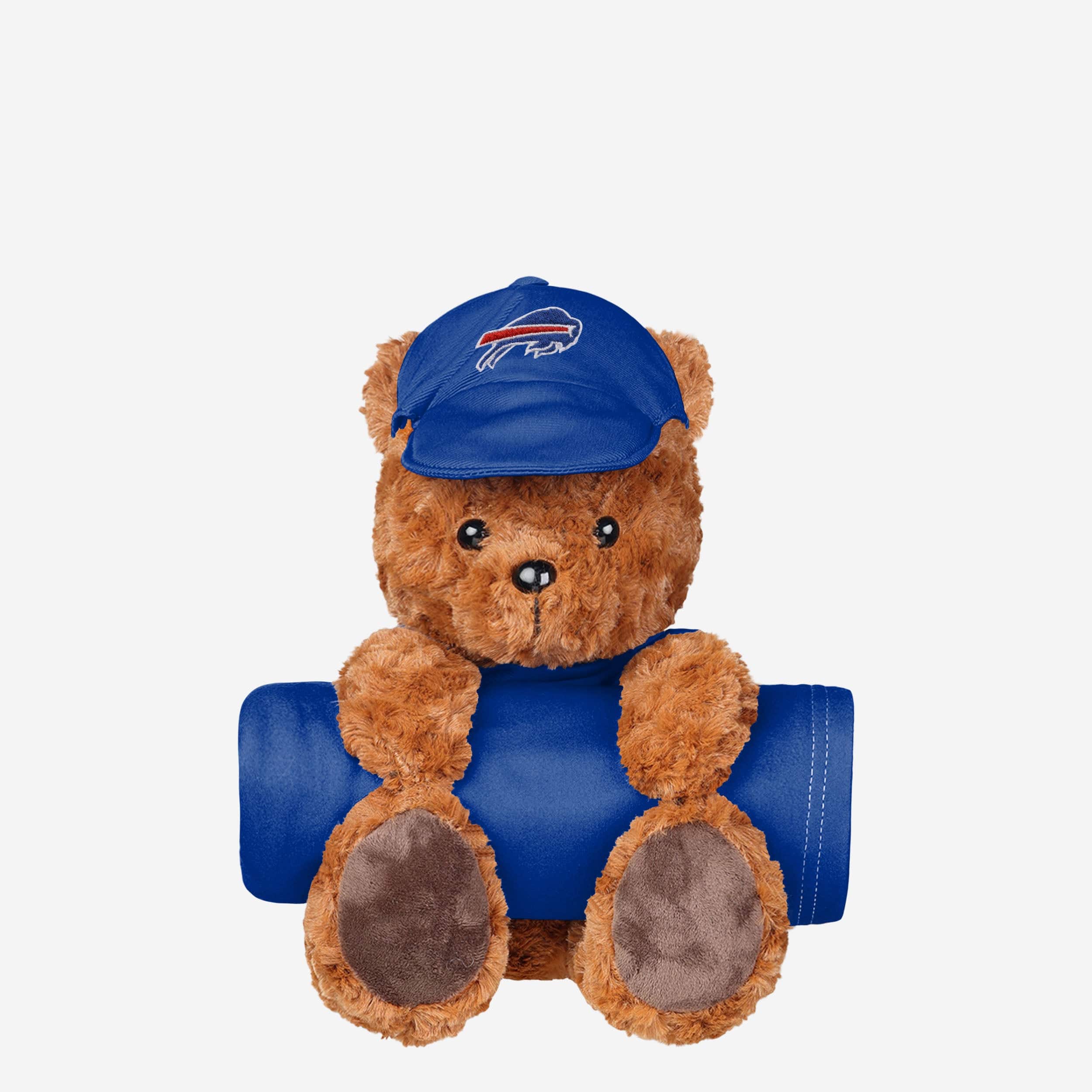 Chicago Cubs 10'' Personalized Plush Bear & Baseball Set - Royal