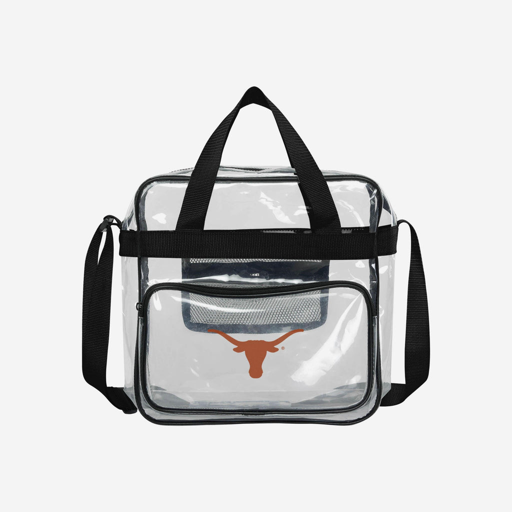 Texas Longhorns Clear High End Messenger Bag FOCO - FOCO.com