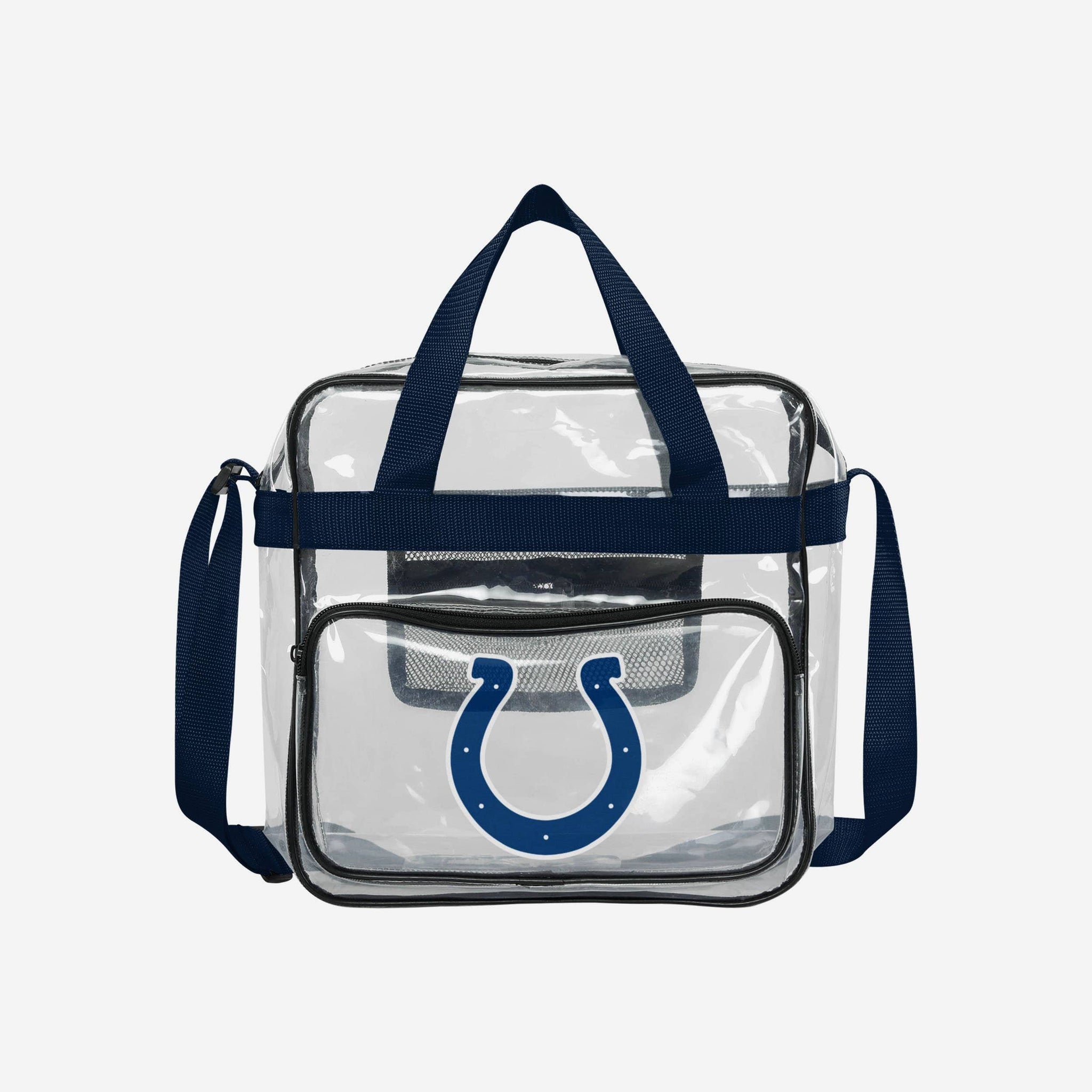 Indianapolis Colts Team Stripe Clear Crossbody Bag FOCO