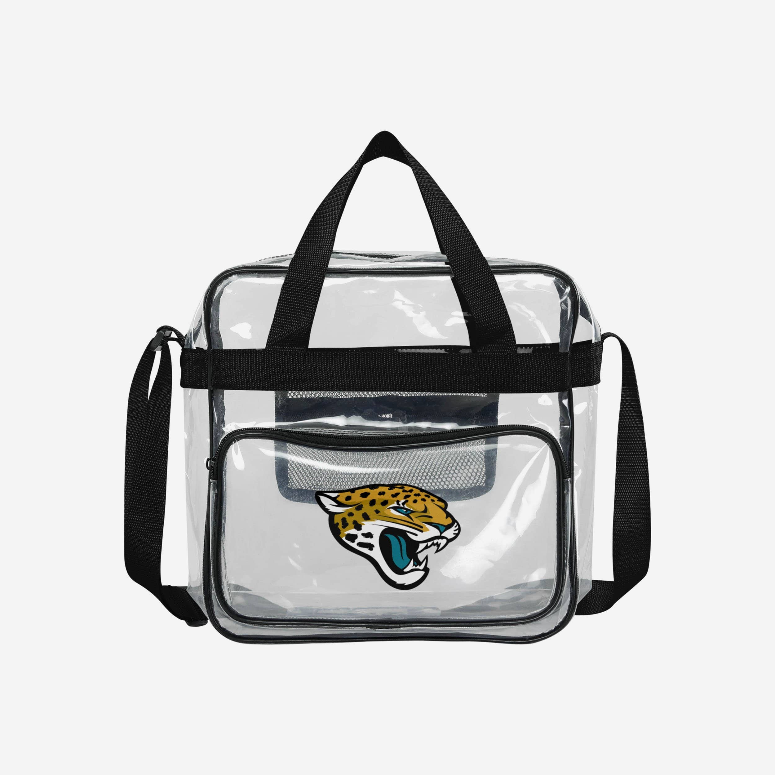 Jacksonville Jaguars Team Stripe Clear Crossbody Bag FOCO