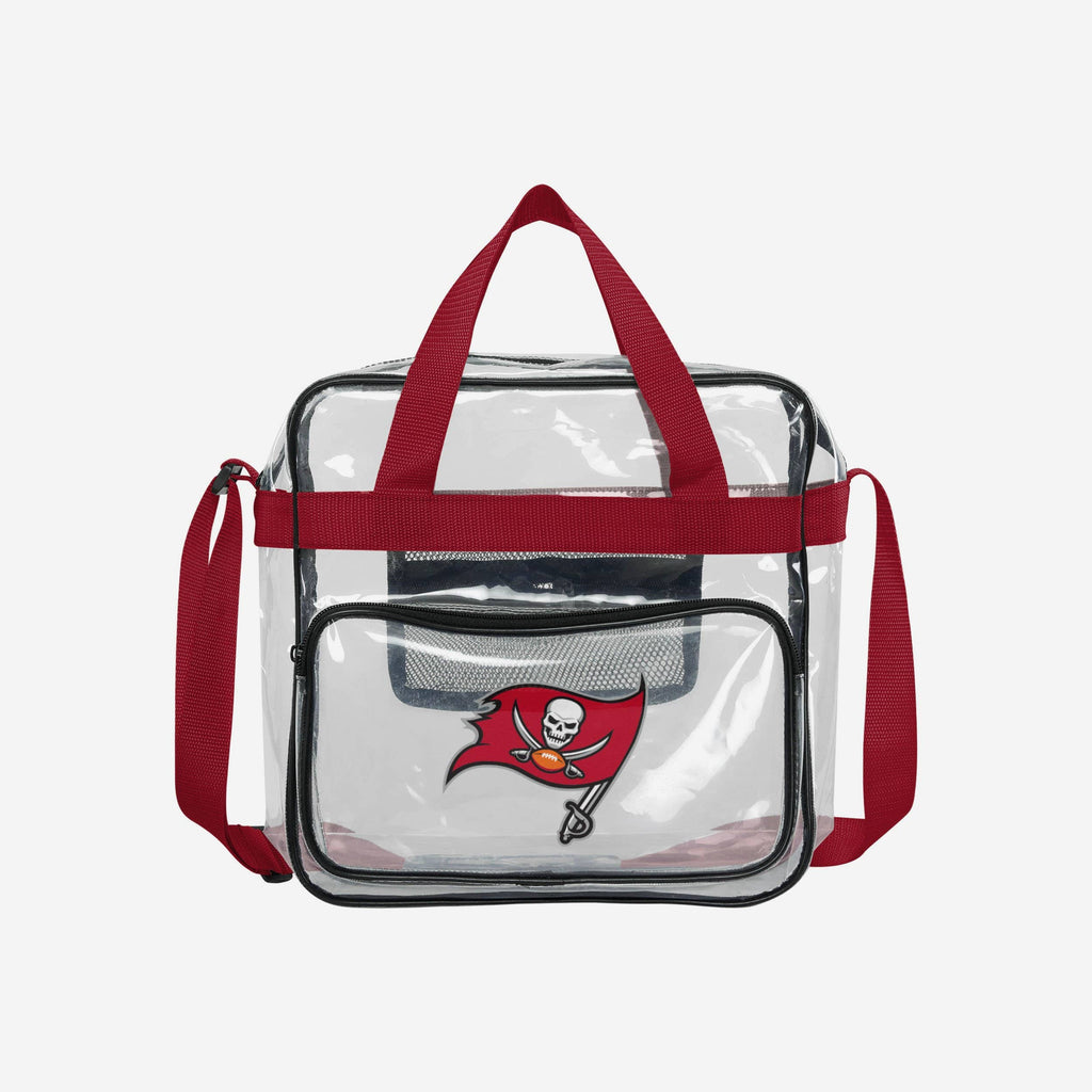 Tampa Bay Buccaneers Clear High End Messenger Bag FOCO - FOCO.com