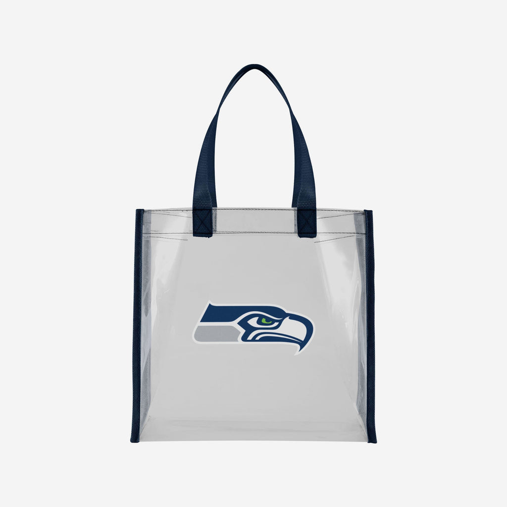 Seattle Seahawks Clear Reusable Bag FOCO - FOCO.com