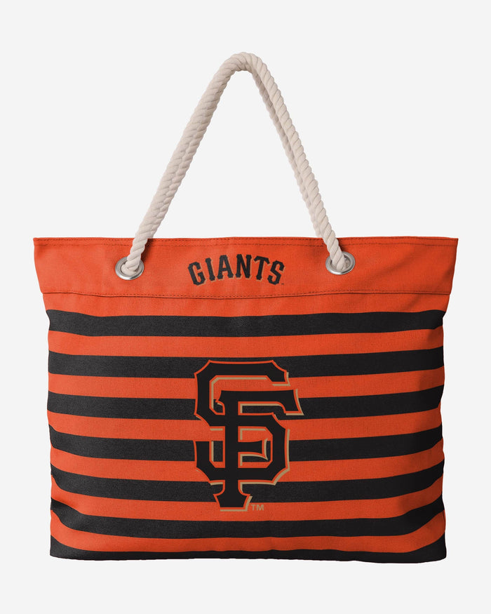 San Francisco Giants Nautical Stripe Tote Bag FOCO - FOCO.com