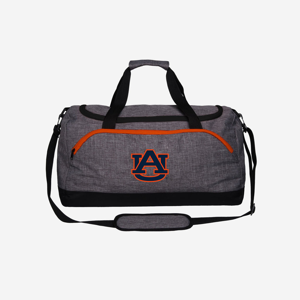 Auburn Tigers Heather Grey Bold Color Duffle Bag FOCO - FOCO.com