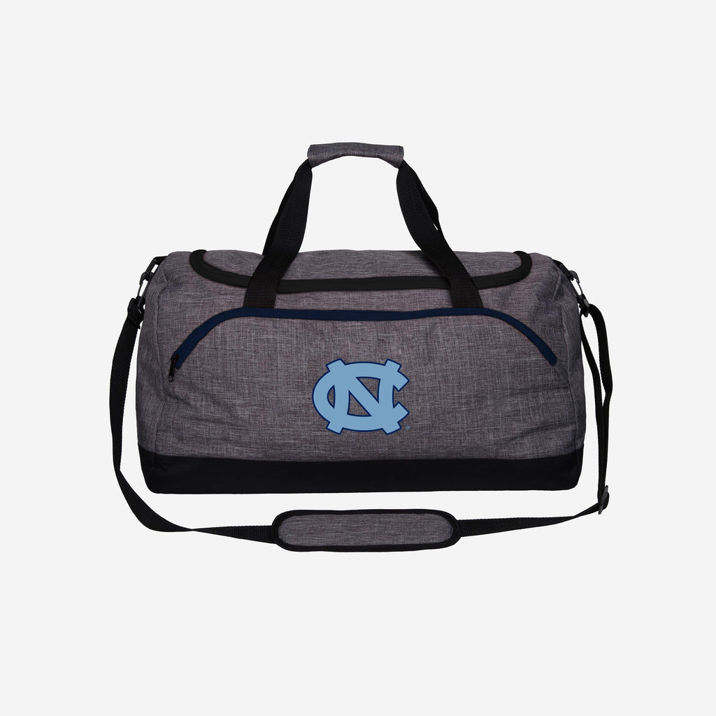 North Carolina Tar Heels Heather Grey Bold Color Duffle Bag FOCO - FOCO.com