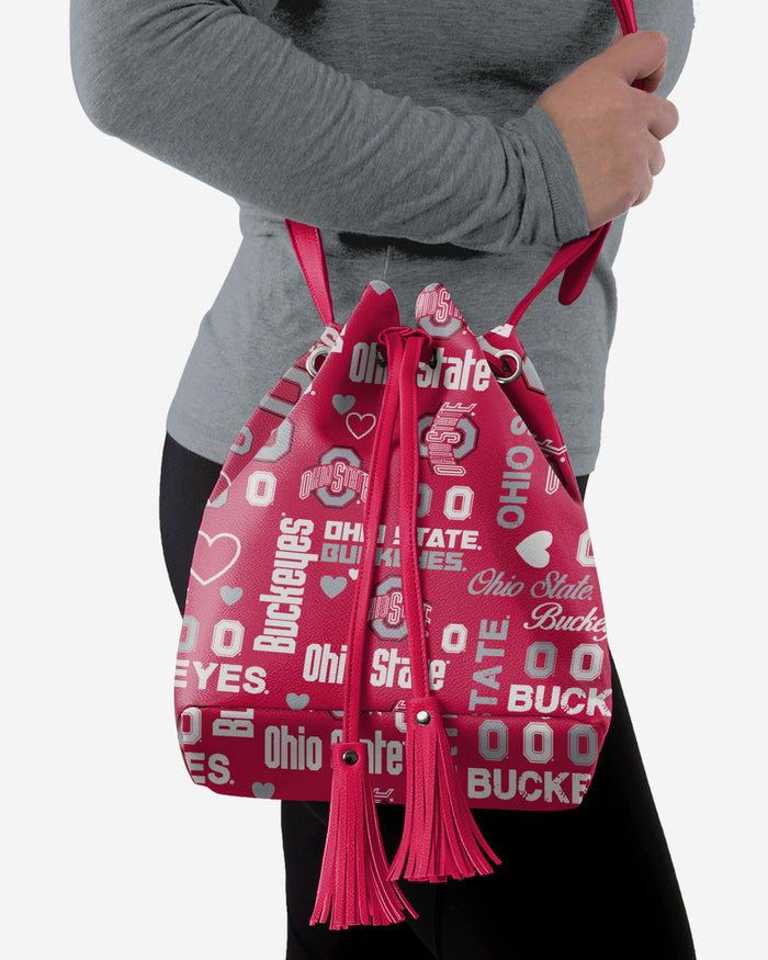 Ohio State Buckeyes Logo Love Cinch Purse FOCO - FOCO.com