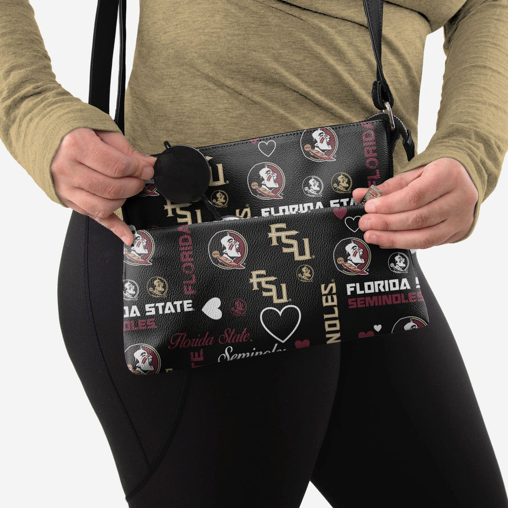 Florida State Seminoles Logo Love Crossbody Purse FOCO