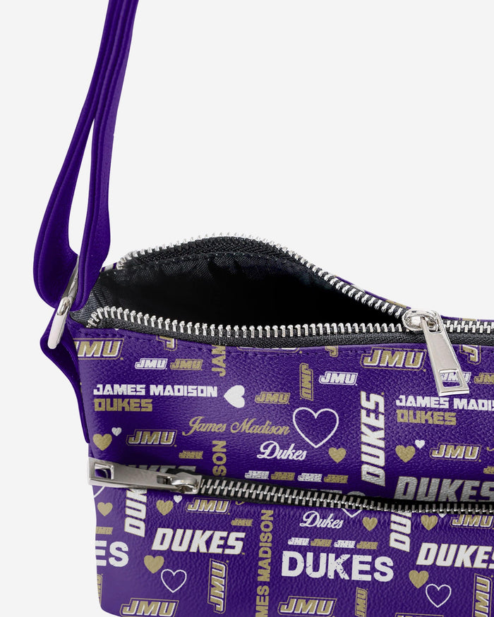 James Madison Dukes Logo Love Crossbody Purse FOCO - FOCO.com