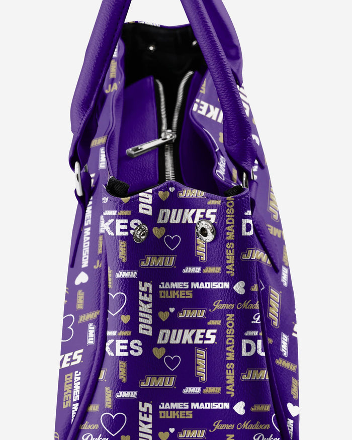 James Madison Dukes Logo Love Purse FOCO - FOCO.com