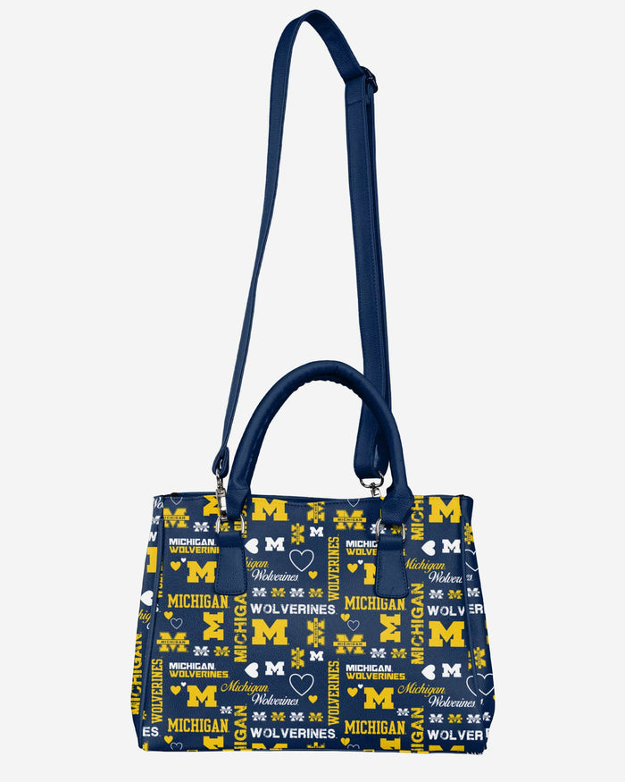 Michigan Wolverines Logo Love Purse FOCO - FOCO.com