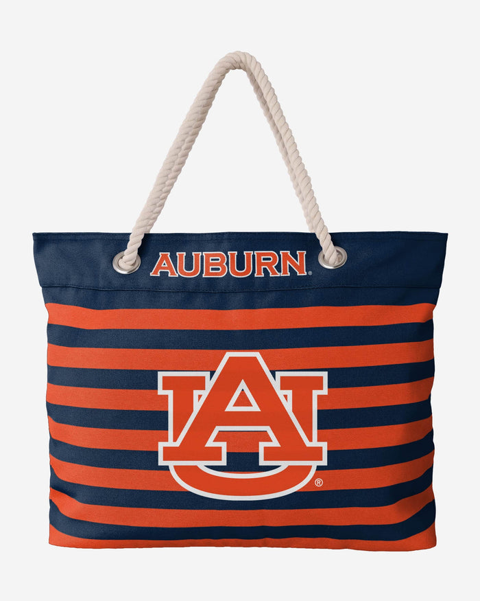 Auburn Tigers Nautical Stripe Tote Bag FOCO - FOCO.com