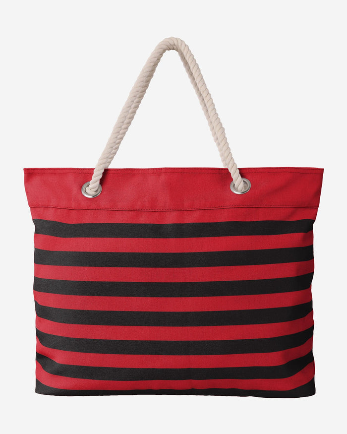 Nebraska Cornhuskers Nautical Stripe Tote Bag FOCO - FOCO.com