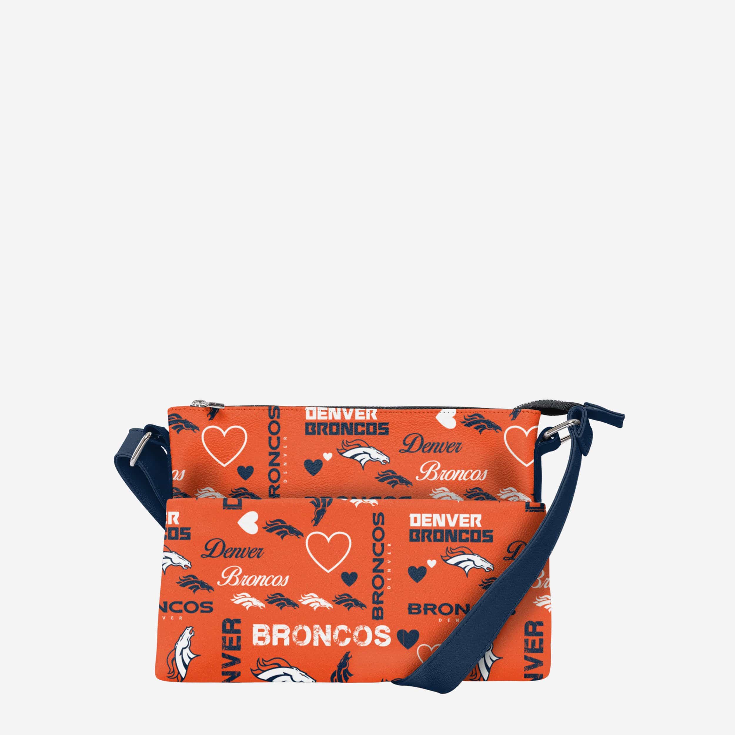 Denver Broncos NFL Logo Love Crossbody Purse