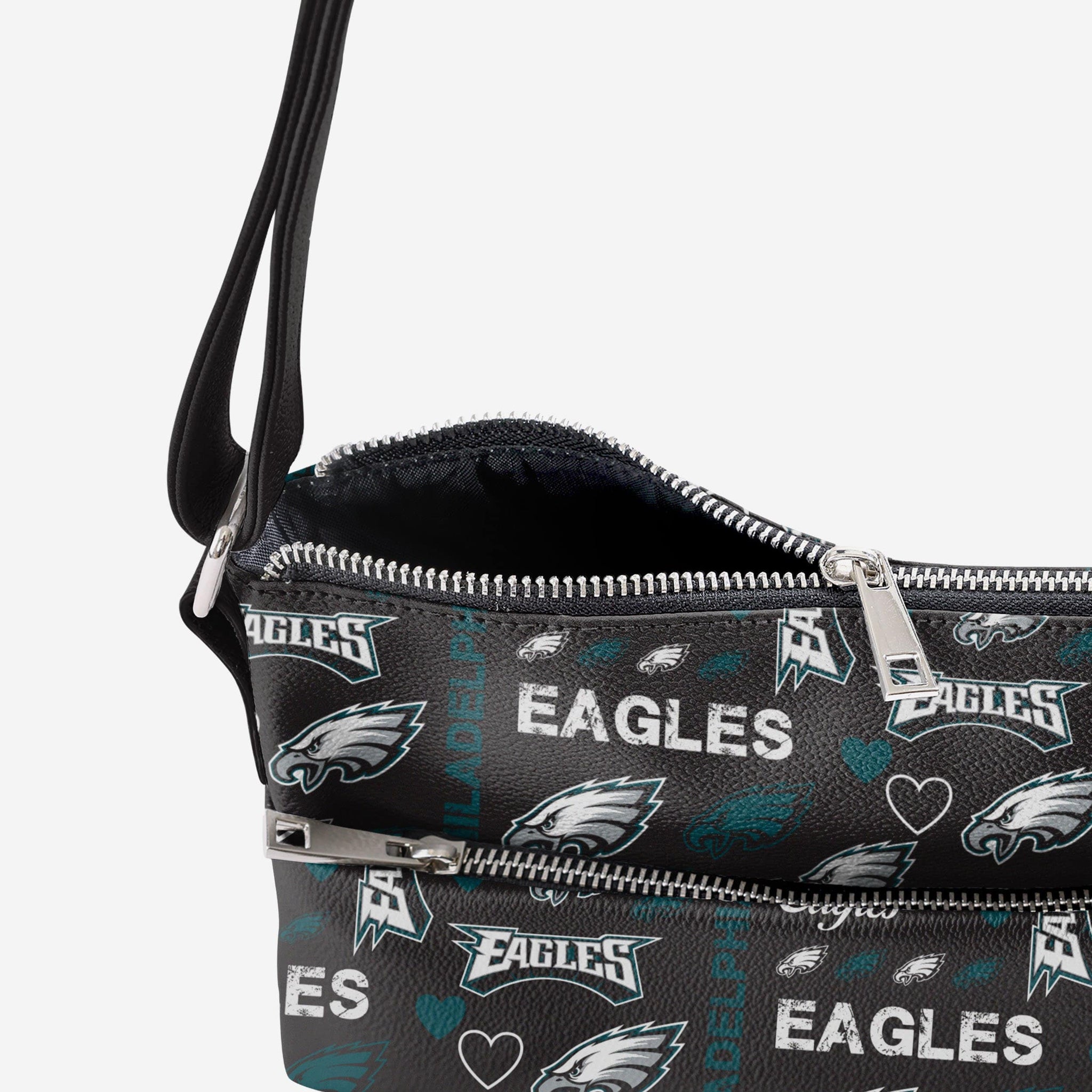 Philadelphia Eagles Team Wordmark Crossbody Belt Bag FOCO