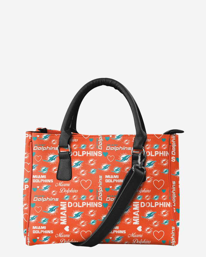 Miami Dolphins Logo Love Purse FOCO - FOCO.com