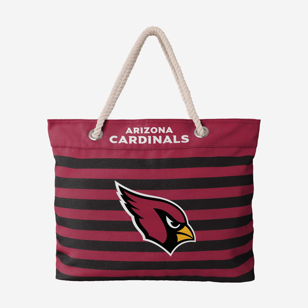 Arizona Cardinals Nautical Stripe Tote Bag FOCO - FOCO.com