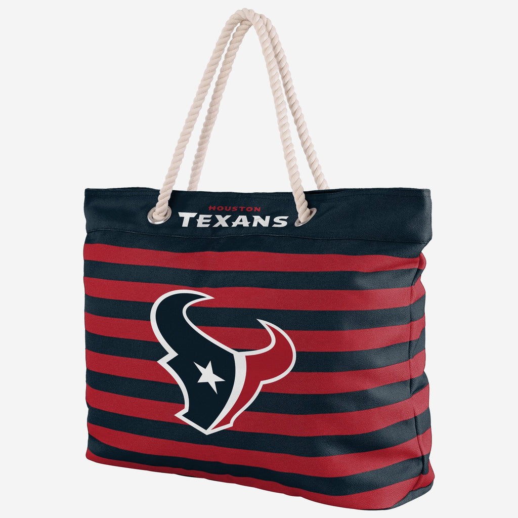 Houston Texans Nautical Stripe Tote Bag FOCO