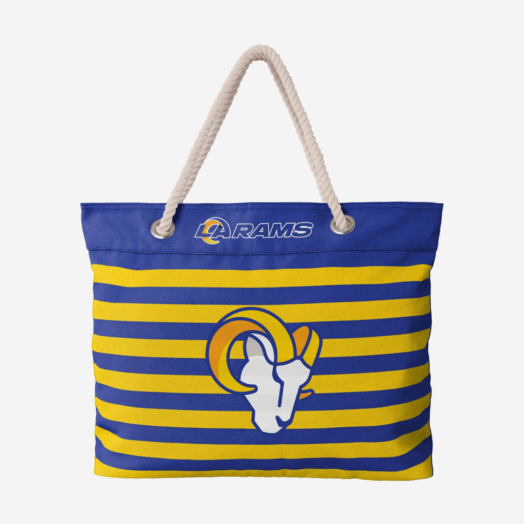 Los Angeles Rams Nautical Stripe Tote Bag FOCO - FOCO.com