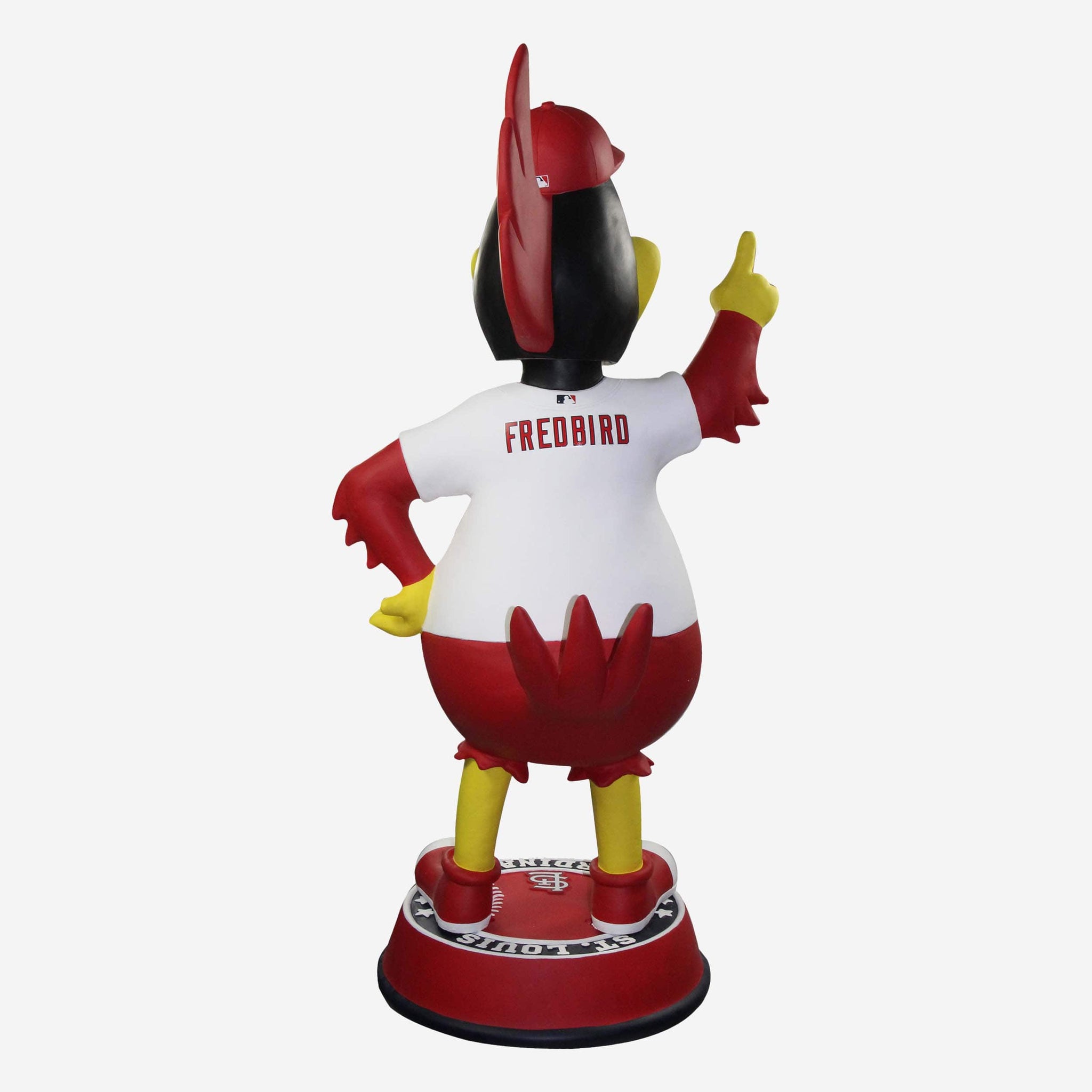 Fredbird St Louis Cardinals White Jersey 3 Ft Mascot Bobblehead FOCO