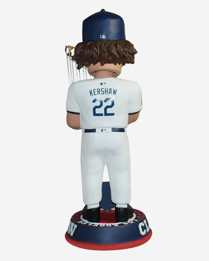 Clayton Kershaw Los Angeles Dodgers 2020 World Series Champions 3 Ft Bobblehead FOCO - FOCO.com