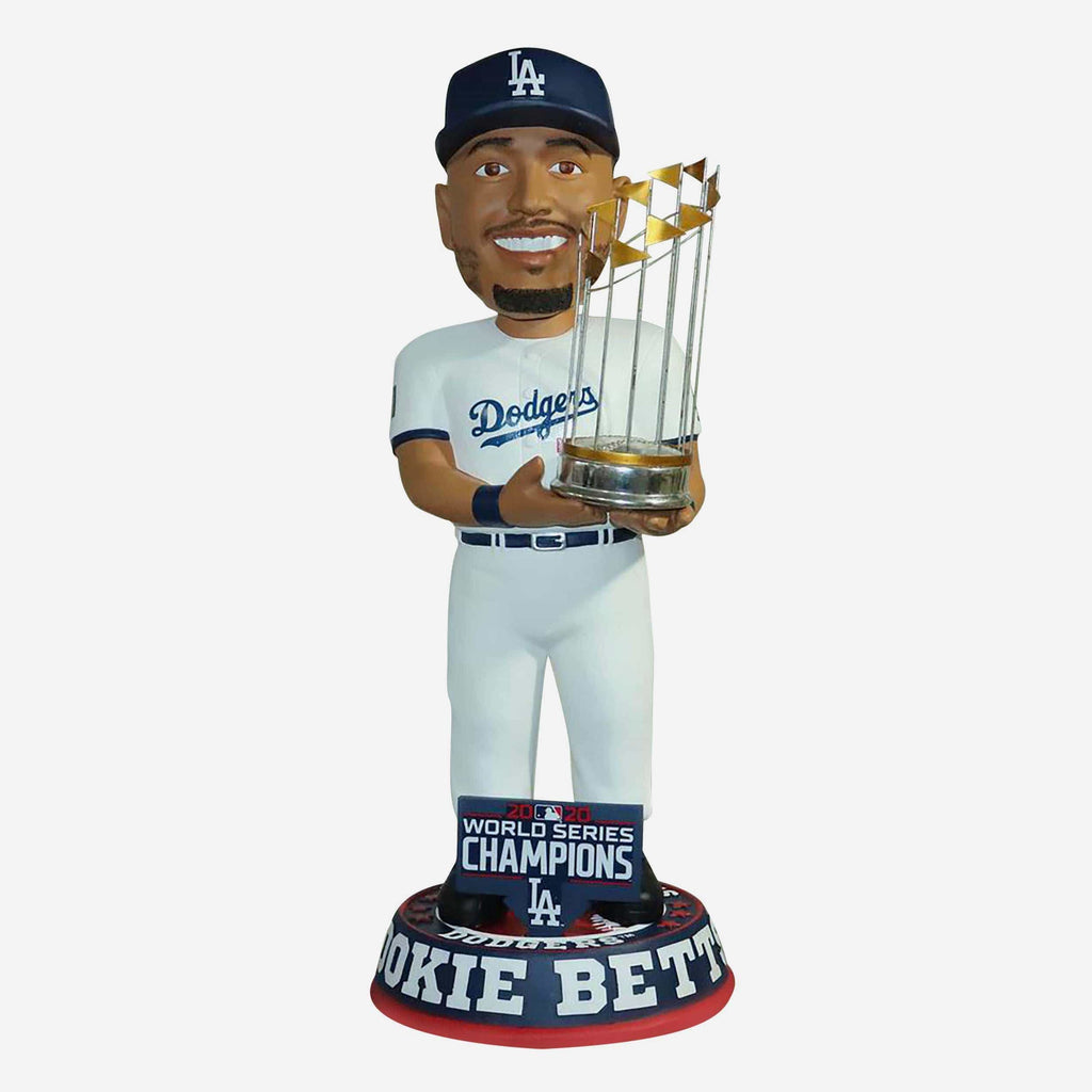 Mookie Betts Los Angeles Dodgers 2020 World Series Champions 3 Ft Bobblehead FOCO - FOCO.com