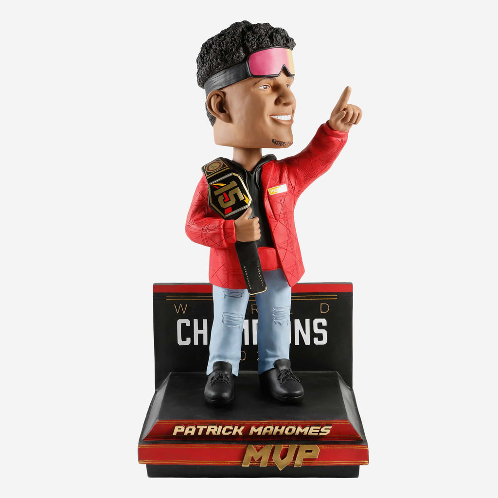 Patrick Mahomes Kansas City Chiefs Parade 3 Ft Bobblehead FOCO - FOCO.com